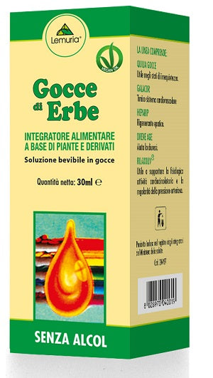 GOCCE ERBE 30ML LEMURIA - Lovesano 