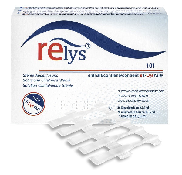 Relys Monodose Soluzione Oftalmica 20 Minicontenitori Da 0,35 Ml Senza Conservanti - Lovesano 