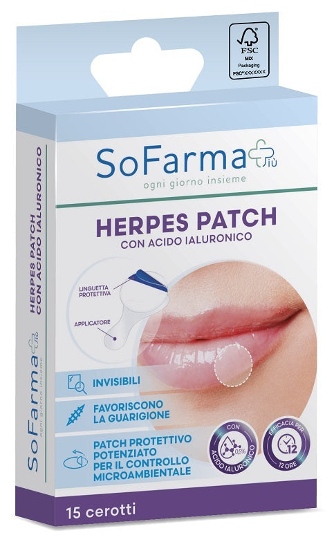 HERPES PATCH IALURONICO 15PZ SF+ - Lovesano 