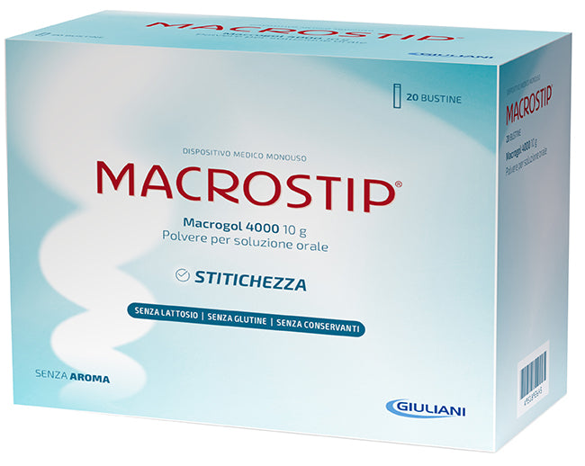Macrostip 20 Bustine 10 G Senza Glutine Senza Lattosio - Lovesano 