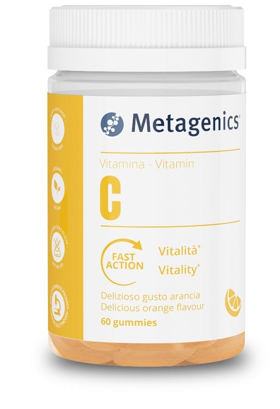 VITAMINA C 60 CARAM.GOMM.METAGEN - Lovesano 