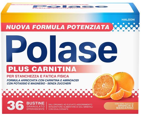 Polase Plus Carnitina 36 Bustine Granulato Effervescente Da 6,8 G - Lovesano 