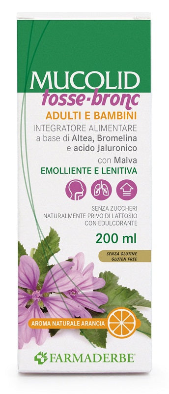 Mucolid Tosse Bronc 200 Ml Arancia