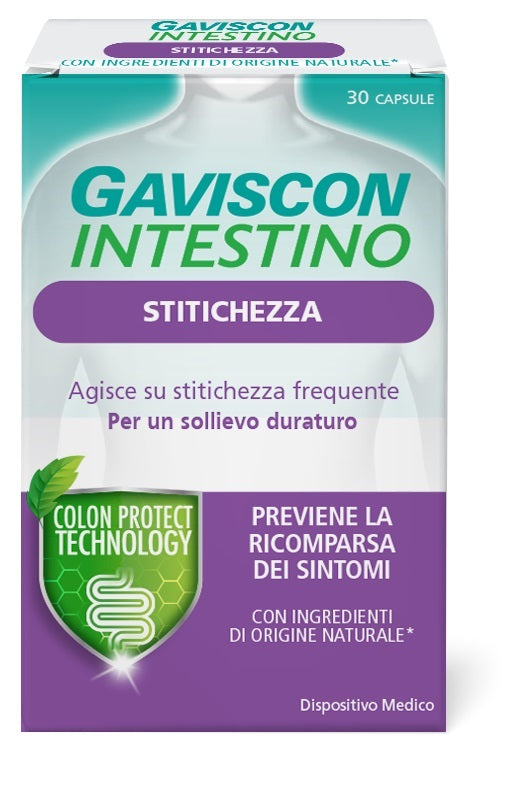 Gaviscon Intestino Stitichezza 30 Capsule - Lovesano 