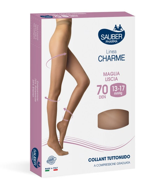 Sauber Charme Collant 70 Denari Tuttonudo Ml Medio 1 - Lovesano 