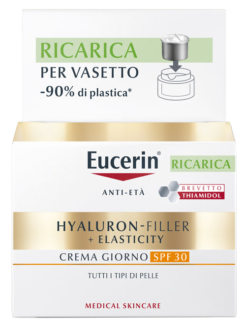 Eucerin Hyaluron-filler + Elasticity Crema Giorno Spf30 Ricarica 50 Ml - Lovesano 