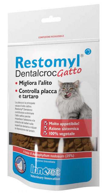 RESTOMYL DentalCroc Gatto 60g - Lovesano 