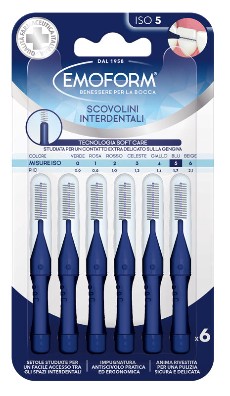 EMOFORM Scov.ISO 5 Blu 6pz - Lovesano 
