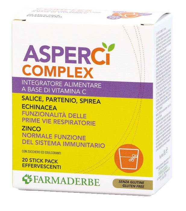 Asper Ci Complex 20 Stick Pack Effervescenti 4,4 G - Lovesano 