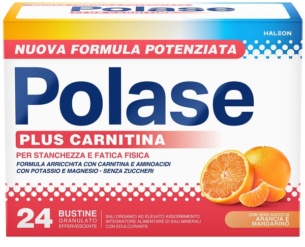 Polase Plus Carnitina 24 Bustine Granulato Effervescente Da 6,8 G - Lovesano 