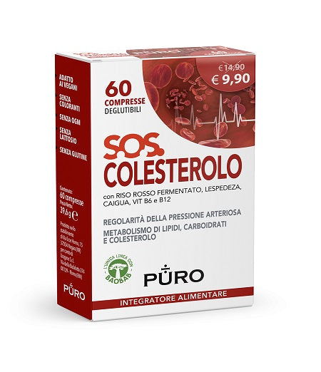 Puro Sos Colesterolo 60 Compresse Deglutibili - Lovesano 
