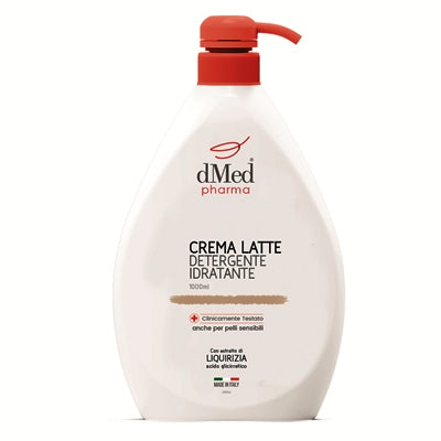 Dmed Pharma Crema Latte Detergente Senz'acqua 1 Litro - Lovesano 
