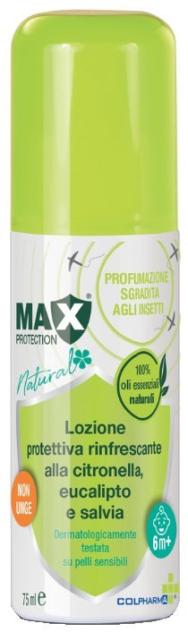 Colpharma Lozione Spray Protettiva Alla Citronella Max Protection Natural 75 Ml - Lovesano 