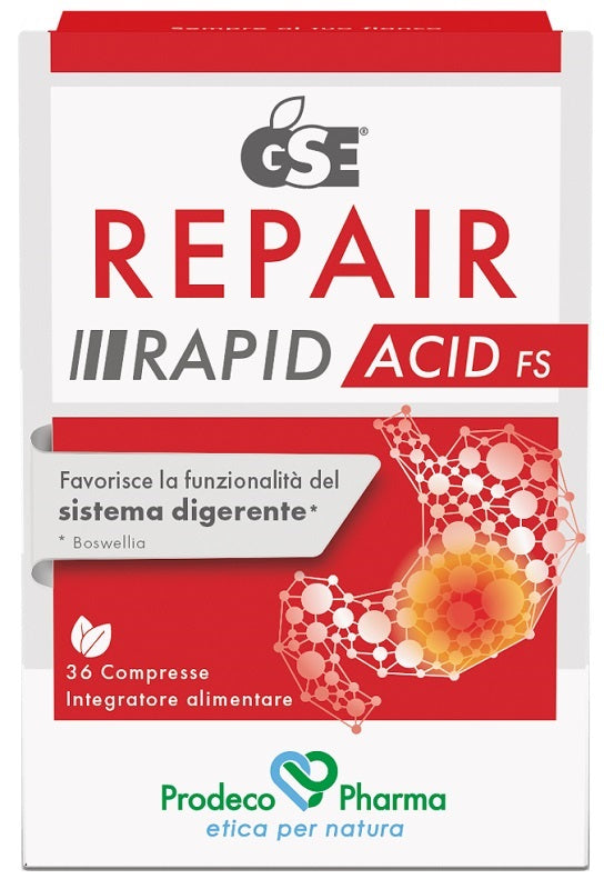 Gse Repair Rapid Acid Fs 36 Compresse - Lovesano 