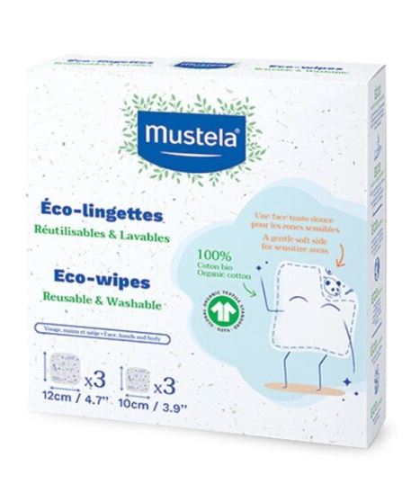 Mustela Salviette Lavabili Riutilizzabili 6 Pezzi - Lovesano 