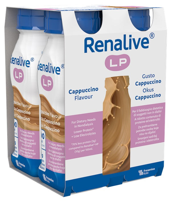 Renalive Lp Cappuccino 4 Flaconi Da 200 Ml