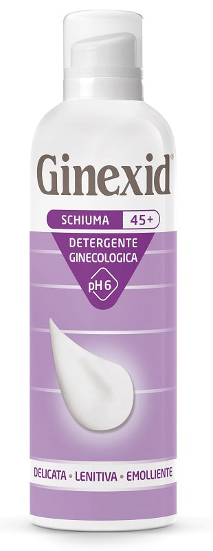 Ginexid 45+ Schiuma Detergente Ginecologica 150 Ml - Lovesano 