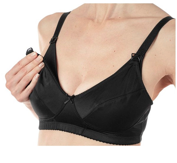 Mammy Reggiseno Microfibra Allattamento Black 3c - Lovesano 