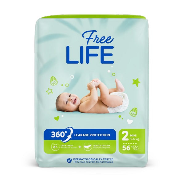 Freelife Sirius Pannolini Mini 56 Pezzi