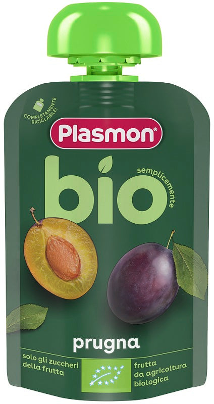 PLASMON PRUGNA BIO POUCHES 100GR - Lovesano 