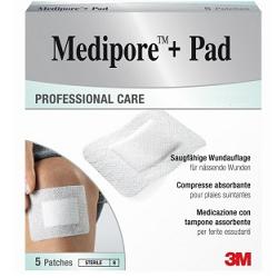 Medicazione Medipore+pad 5x7,2cm 5pezzi - Lovesano 