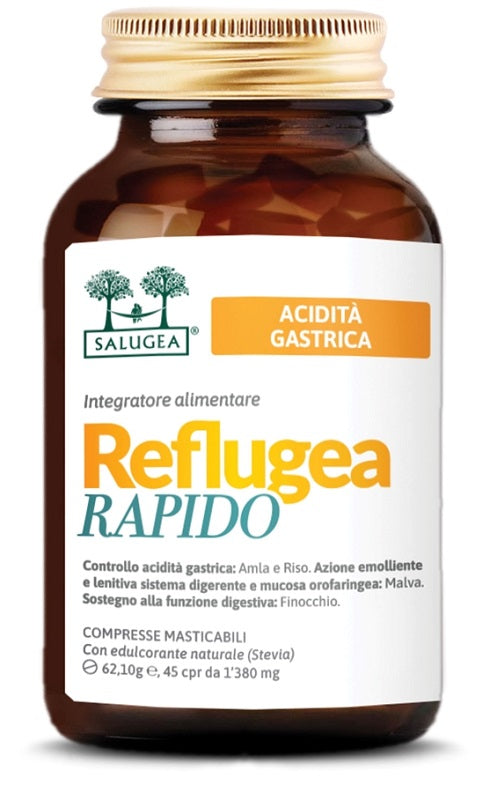 Reflugea Rapido Salugea 45 Compresse Masticabili Da 1380 Mg - Lovesano 