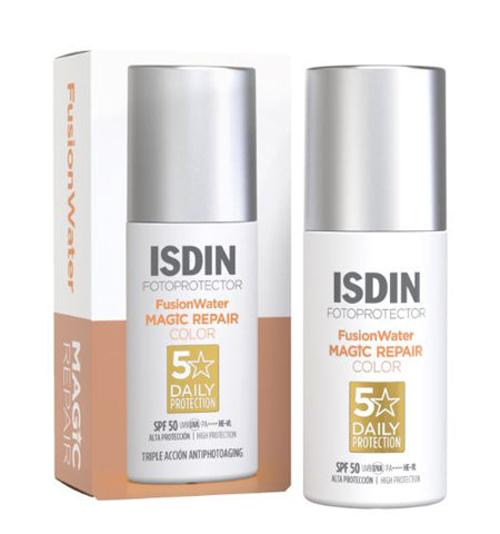 Fotoprotector Fusion Water Magic Repair Color Spf 50 50 Ml - Lovesano 