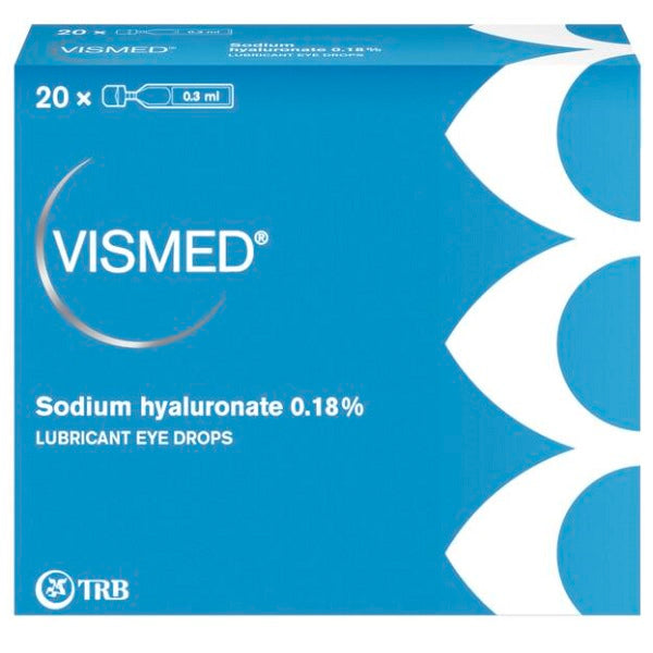Collirio Lubrificante Vismed Con Acido Ialuronico 0,18% 20 Fialette Da 0,3 Ml