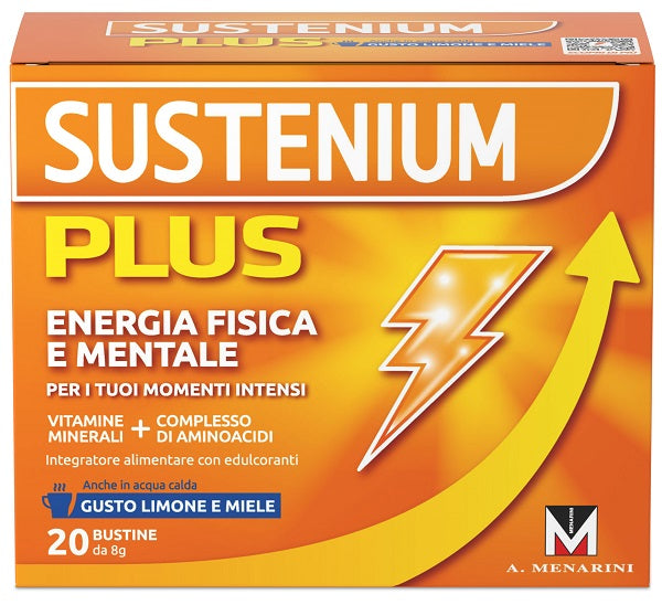 Sustenium Plus Limone E Miele 20 Bustine Da 8 G - Lovesano 