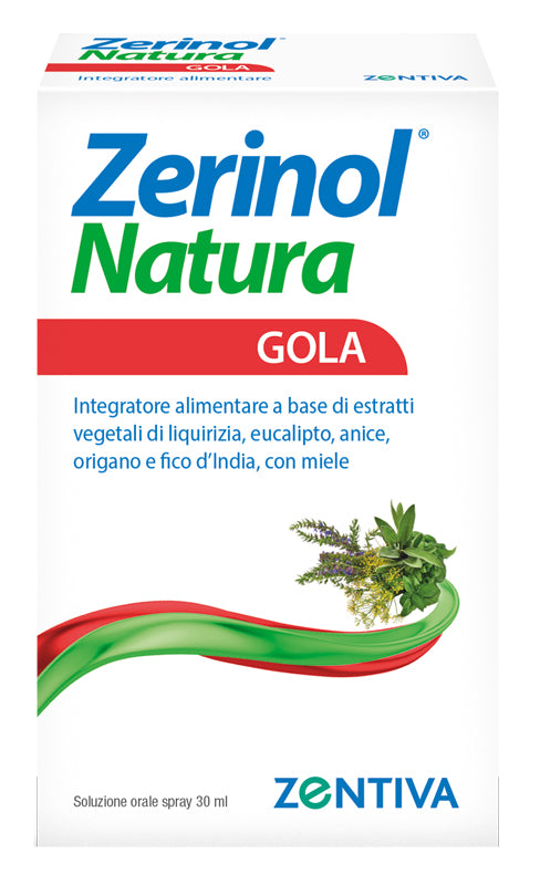 ZERINOL NATURA GOLA SPRAY 30ML - Lovesano 