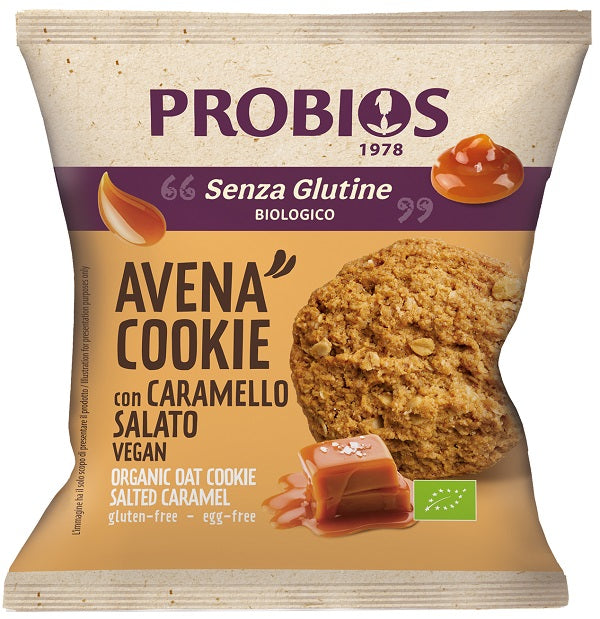 Probios Avena Cookie Caramello Salato 40 G - Lovesano 