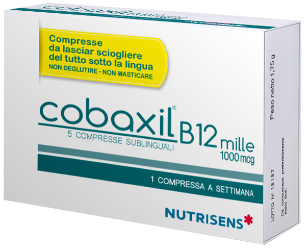 Cobaxil B12 Mille 5 Compresse Sublinguali Da 0,35 G Senza Glutine