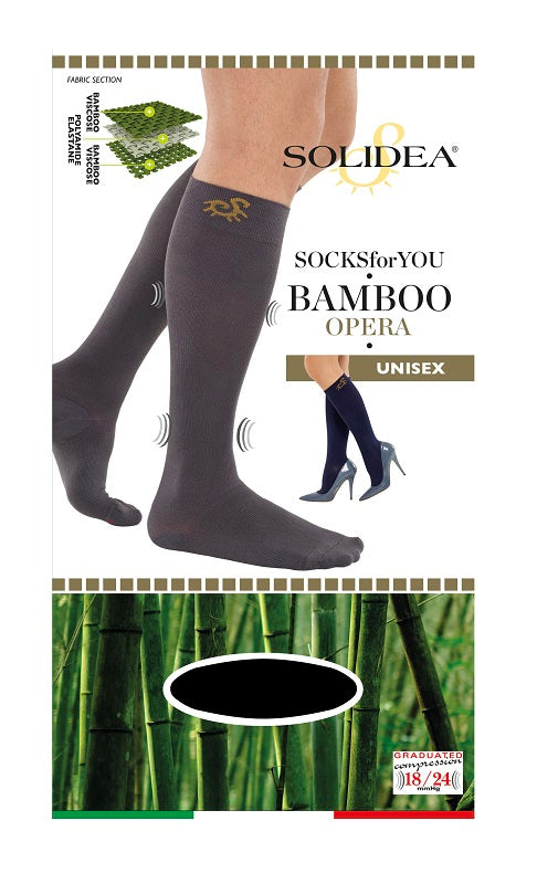 SOCKS FY Bamboo Opera 5-XXL Nero - Lovesano 