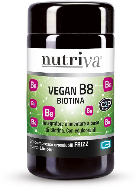 NUTRIVA VEGAN B8 FIZZ 30CPR LIMO