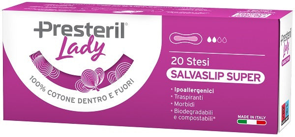 Lady Presteril Salvaslip Super Stesi 20 Pezzi