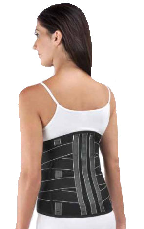 Corsetto Elastico In-cross Altezza 33 Cm Nero Medium - Lovesano 