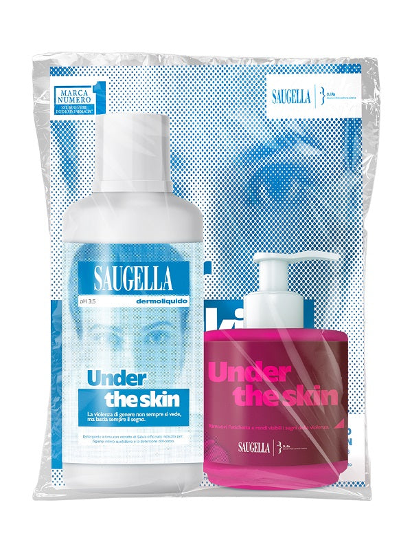 Saugella Under The Skin Bundle 1 Flacone 500 Ml + 1 Flacone 150 Ml - Lovesano 