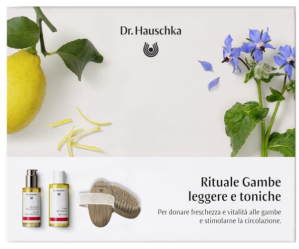 Dr Hauschka Rituale Gambe Leggere 1 Tonico Gambe 100 Ml + 1 Olio Trattante Limone Lemongrass 75 Ml - Lovesano 