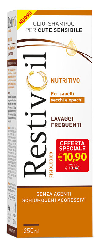 Restivoil Nutritivo Per Capelli Secchi E Opachi Lavaggi Frequenti Offerta Speciale 250 Ml - Lovesano 