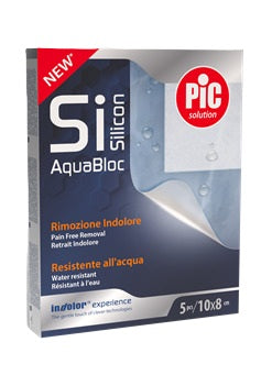 Cerotto Pic Solution Sisilicon Aquabloc 10x8 Cm Rimozione Indolore 5 Pezzi