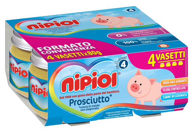 NIPIOL OMOG PROSCIUTTO 4X80G - Lovesano 