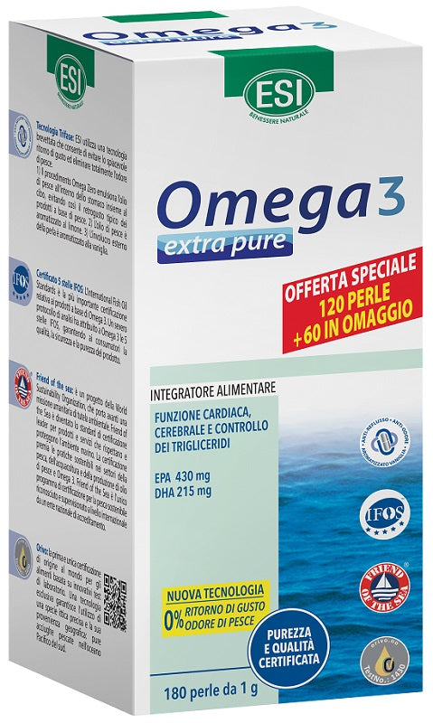 OMEGA 3 EXTRA PURE 120+60PRL OFF - Lovesano 