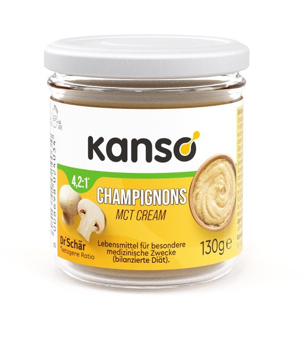 Kanso Champignons Mct Cream 130 G - Lovesano 