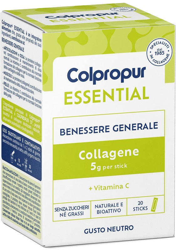 Colpropur Collagene Essential Neutro Colpropur 20 Stick Da 5 G