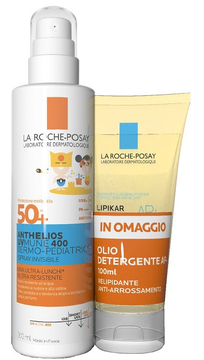 Anthelios Spray Uvmune Dermoped 200 Ml + Olio 100 Ml - Lovesano 