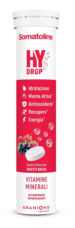 Somatoline Hydrop Frutti Rossi 20 Compresse Effervescenti