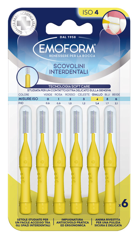EMOFORM Scov.ISO 4 Giallo 6pz - Lovesano 