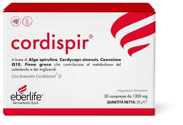 Cordispir 30 Compresse Senza Glutine Naturalmente Privo Di Lattosio