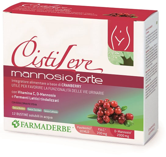 Cistileve Mannosio Forte 12 Bustine Da 3 G - Lovesano 