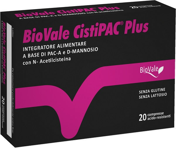 Biovale Cistipac Plus 20 Compresse Acido Resistenti 1,2 G - Lovesano 